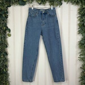 Adika Mom Jeans SMALL Straight Leg High Rise Casual Preppy 90s style Retro
